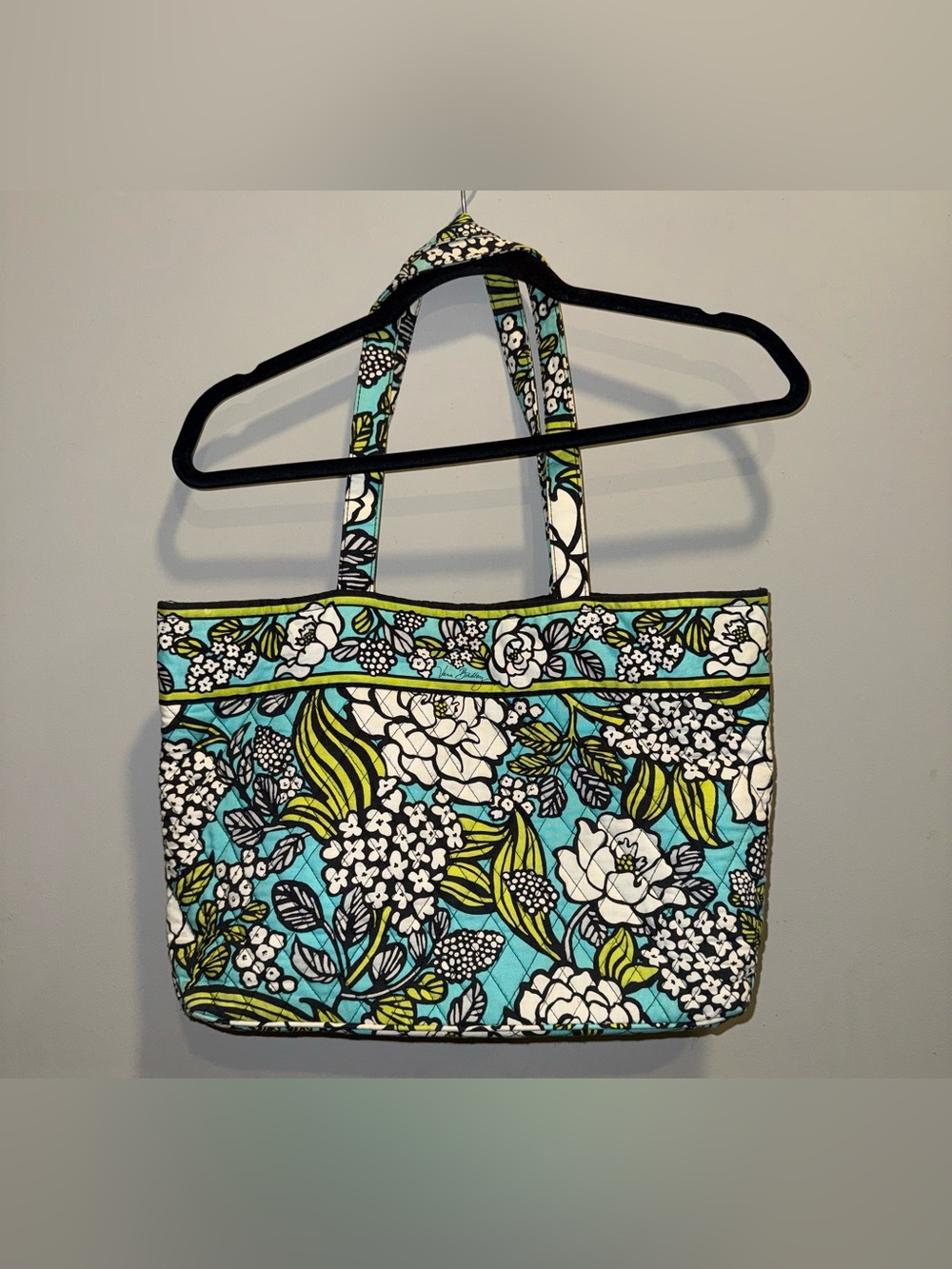Vera Bradley "Island Blooms" Quilted Tote Bag